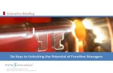 Unlocking The Potential Of Frontline Managers Exec Briefing