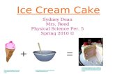 Ice cream cake powerpoint