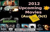 2012 upcoming 3 d movies (Aug to Oct 2012)