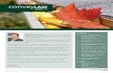 Convey Law Newsletter October 2010