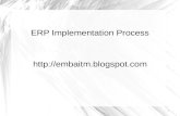ERP implementation process