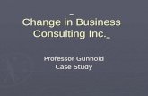Change Management Consulting   Case Study