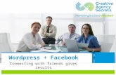 WordPres + Facebook how to connect with friends