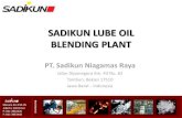 Sadikun lube oil blending plant 2013