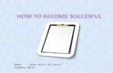 How to become succesful