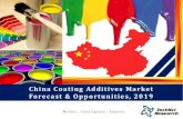 China Coating Additives Market Forecast and Opportunities, 2019