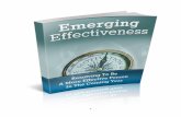 Ebook emerging effectiveness