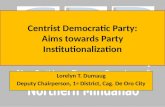 Building the nation centrist democratic party