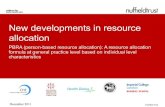 Martin Bardsley: New developments in resource allocation