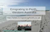 Emigrating to perth, western australia