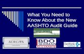 2009 AASHTO Audit Guide