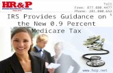 IRS Provides Guidance on the New 0.9 Percent Medicare Tax