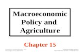 Agri 2312 chapter 15 macroeconomic policy and agriculture
