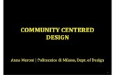 Community centered design - Anna Meroni talks at HCDI Seminar April 2013