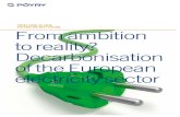 Poyry - From ambition to reality? – Decarbonisation of the European electricity sector - Point of View