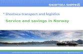 Shortsea shipping in norway