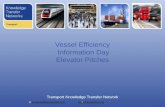 Vessel Efficiency competition company elevator pitches - London