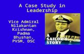 A case study in leadership adm krishnan