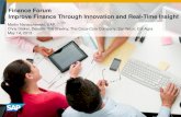 Improve Finance Through Innovation and Real-Time Insight