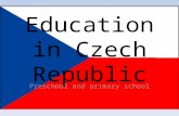 School System in Czech Republic