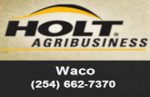 HOLT AgriBusiness Waco (254) 662-7370 sells, rents, repairs and services farm and agriculture equipment and machinery.