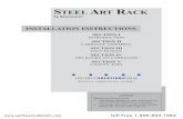 Rolling Art Rack Panels Installation Instructions