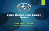 Scion Dealer near Lemon Grove