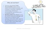 Trust and Accountability within Teams. Create-Learning Team Building and Leadership