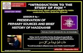 [Slideshare] fiqh-course (august 2014-batch) -primary-sources-history-of-madzaahib- #4a -(3-sept-2014)