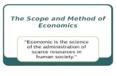 The Scope And Method Of Economics