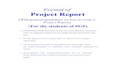 Project report-format by vishal