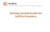Getting Strated Guide for SelfChi Providers