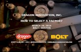 How to Select a Factory - Bolt Boston Hardware Bootcamp - March 2014