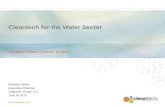 Nicholas Parker, Cleantech Group LLC - Water and the Future of the Canadian Economy: Cleantech and the Water Sector