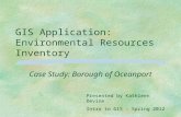GIS Application:  Environmental Rescource Inventory for NJ Coastal Borough