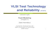 VLSI Test Technology & Reliabillity - Module 3 fault_modeling