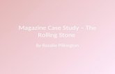 Magazine case study – the rolling stone