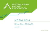 Brian Nye OAM - ARA - Rail industry update from the ARA