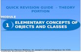 Module1 elementary concepts of objects and classes