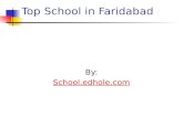 Top schools in faridabad
