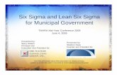 Lean Six Sigma For Municipal Government