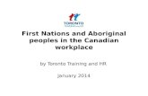 First Nations and Aboriginal peoples January 2014