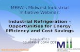 MEEA Industrial Webinar: Industrial Refrigeration – Opportunities for Energy Efficiency and Cost Savings