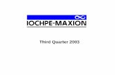 Iochpe-Maxion - 3Q03 Presentation