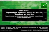 WSMO-Lite: Lightweight Descriptions of Services on the Web