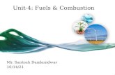 Unit 4 introduction to fuels and combustion