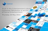 Edelman Social Entertainment &Trust in the Entertainment Industry