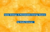 Solar Energy: A Renewable Energy Source