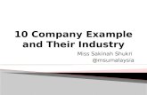 10 Business Company Example