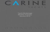 Carine Yachts - Yachts Brokerage - catalog January 2012